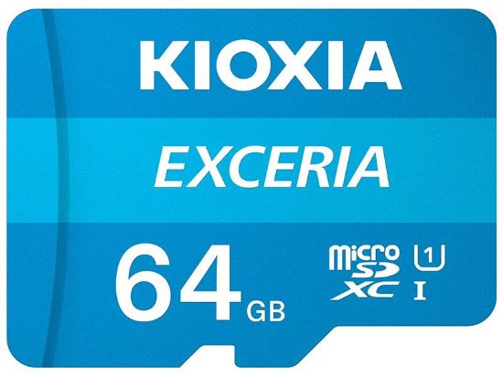  Зображення Карта пам'яті Kioxia 64GB microSDXC class 10 UHS-I Exceria (LMEX1L064GG2) 